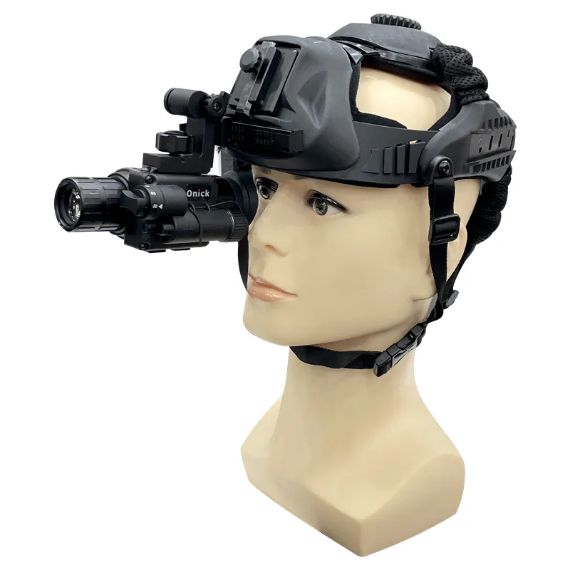 Dispositif de vision nocturne monoculaire à faible luminosité monté sur casque N